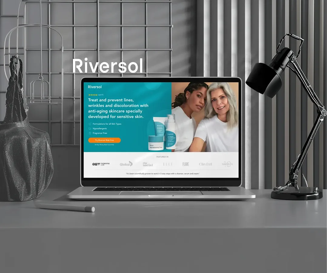 Riversol website design